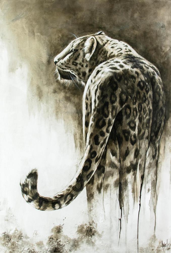 Leopard   100 x 70 cm - Malereien